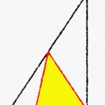 数学。三角形の面積比、この三角形の面積は全体の何分のいくつ？