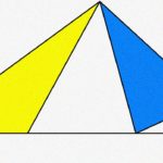 数学。この三角形の面積は別の三角形の面積の何倍？